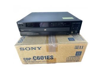 SONY CDP-C601ES Multi CD Player-in Box