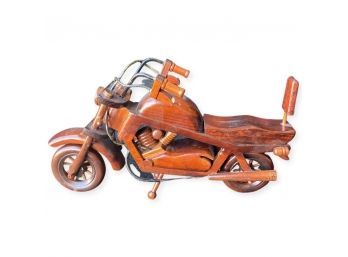 Wooden Motorcycle (12inx7in)