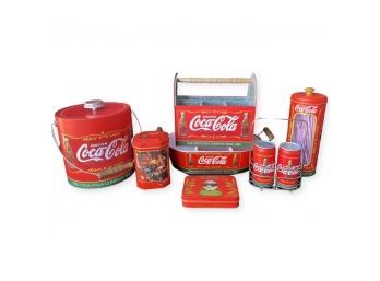 Vintage Coca-Cola Decor Set With CocaCola Playing Cards