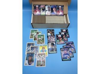 HUGE Variety Of Baseball Collector Cards! 1986-1988!