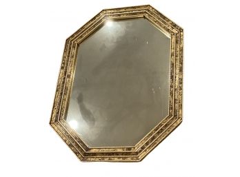 Ornate Mirror With Gold Color Frame