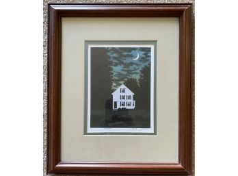 Evening Shack By John Cousins No. 75/500 Print In Frame