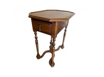 Wooden Octagonal Side Table