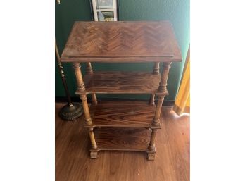 Vintage Small Wooden Bookshelf (24 X 12 X 40)