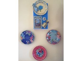 Floral Themed Decorative Plates