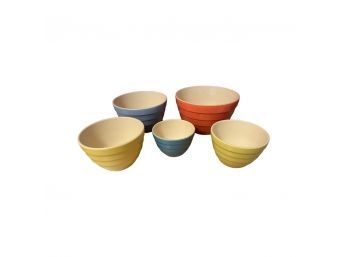 Colorful Ceramic Bowl Set By Crate And Barrel