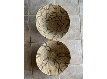 Two Medium Sized Decorative Baskets