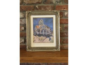 Van Gogh The Church At Auvers Print In Frame, No Glass