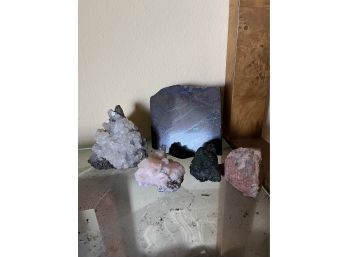 Collection Of Decorative Stones Crystals