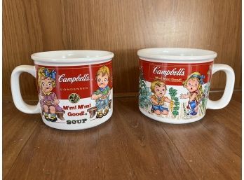 Campbell Soup Mugs Pair