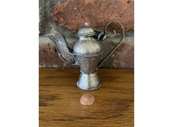 Tiny Decorative Metal Teapot