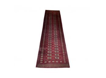 Vintage Red Bokhara Runner!