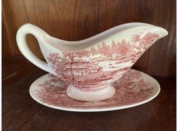 Royal Staffordshire Gravy Boat And Saucer