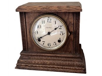 Wooden Ingraham Table Clock