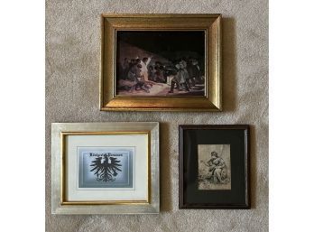 Old World Artwork Collection Prints Framed (12 1/2 X 10 1/2) (14 X 11 14) (8 24 X 10)