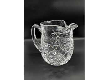 Waterford Crystal Water Pitcher With Beautiful Etchings, Stamped