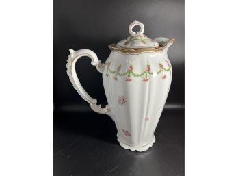 Vintage Oscar And Edgar Gutherz (O&E G) Royal Austria Floral Teapot