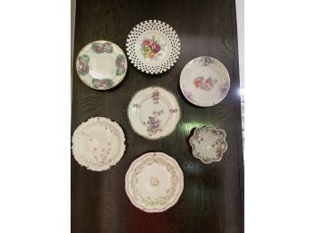 Seven Decorative Plates Includes Hangers