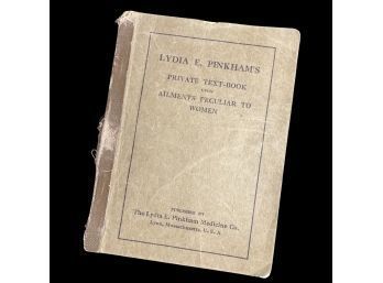 Antique Book, Lydia Pinkham Ailments Peculiar To Women