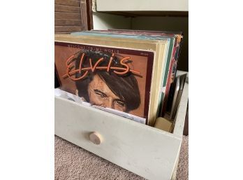 Elvis, Pops Festival, Shelly Berman And Many Other Vinyl Records.