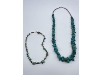 Gorgeous Blue Stone Designed Necklaces