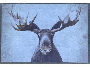 Moose Art Piece On Canvas