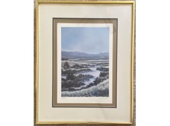 Robert Nidy No. 199/400 Signed Print, Watercolor With Certificate Of Authenticity