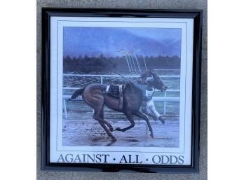 Framed Poster Of Jockey