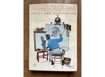 Norman Rockwell Artist And Illustrator Large Coffee Table Book Copyright 1970