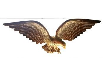 Golden Metal Eagle, Wall Decor.