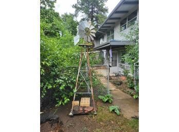 Backyard Galvanized Windmill