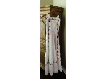 Beautiful Embroidered Dress. Could Fit Size S - M