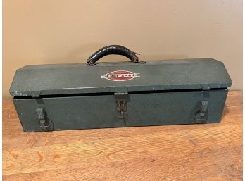 Vintage Craftsman Forest Green Tool Box