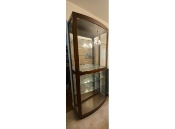 Glass Door China Cabinet In Excellent Condition