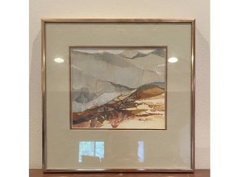 Susan Blatter Unique Watercolor Signed By Artist, Framed