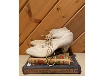 Antiques: High Top Heel Boots, Hardcover Books (2)