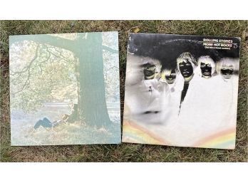 (2) Vinyls: John Lennon And Rolling Stones