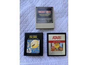 Atari Video Game Collection! PAC-MAN, MS PAC-mAN, Donkey Kong