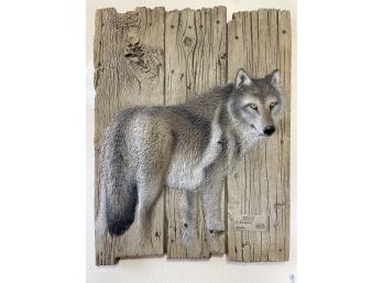 WOLF, Produced And Handpainted By LTD Edition Enterprises. Certificate Of Authenticity 1584.