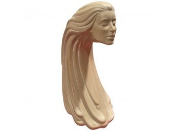 Whimsical Table Statue Of Woman, Ceramic