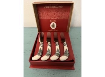 Set Of Four Spode Holiday Spreaders