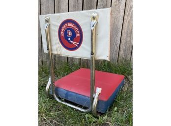 Vintage Denver Broncos Folding Seat