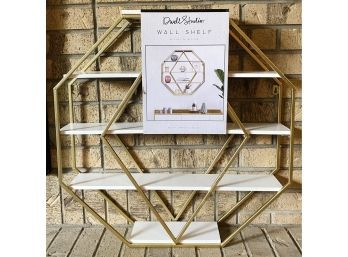 Dwell Studio Geometric And Wall Shelf, Brand New