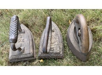 (3) Antique Sad Irons