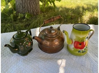 Antique Kettle And Teapot Collection