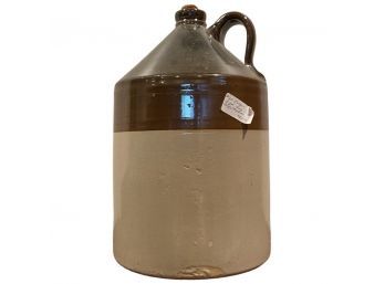 Large 2 Gallon Jug Antique Crock. Stands 14 Inches