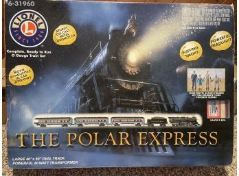 The Polar Express Train Set. Large 40x60 Oval Track-new In Box.