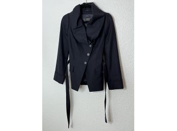 PAUW Amsterdam, Black Button Up Blazer Jacket. Size 2