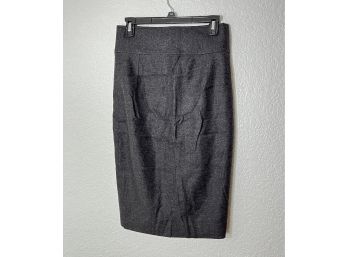 Burberry London Grey Wool Skirt, Womens Size 6 (26 Inches Long)