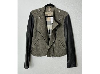 Burberry Brit Zip Up Jacket. Womens Size 10